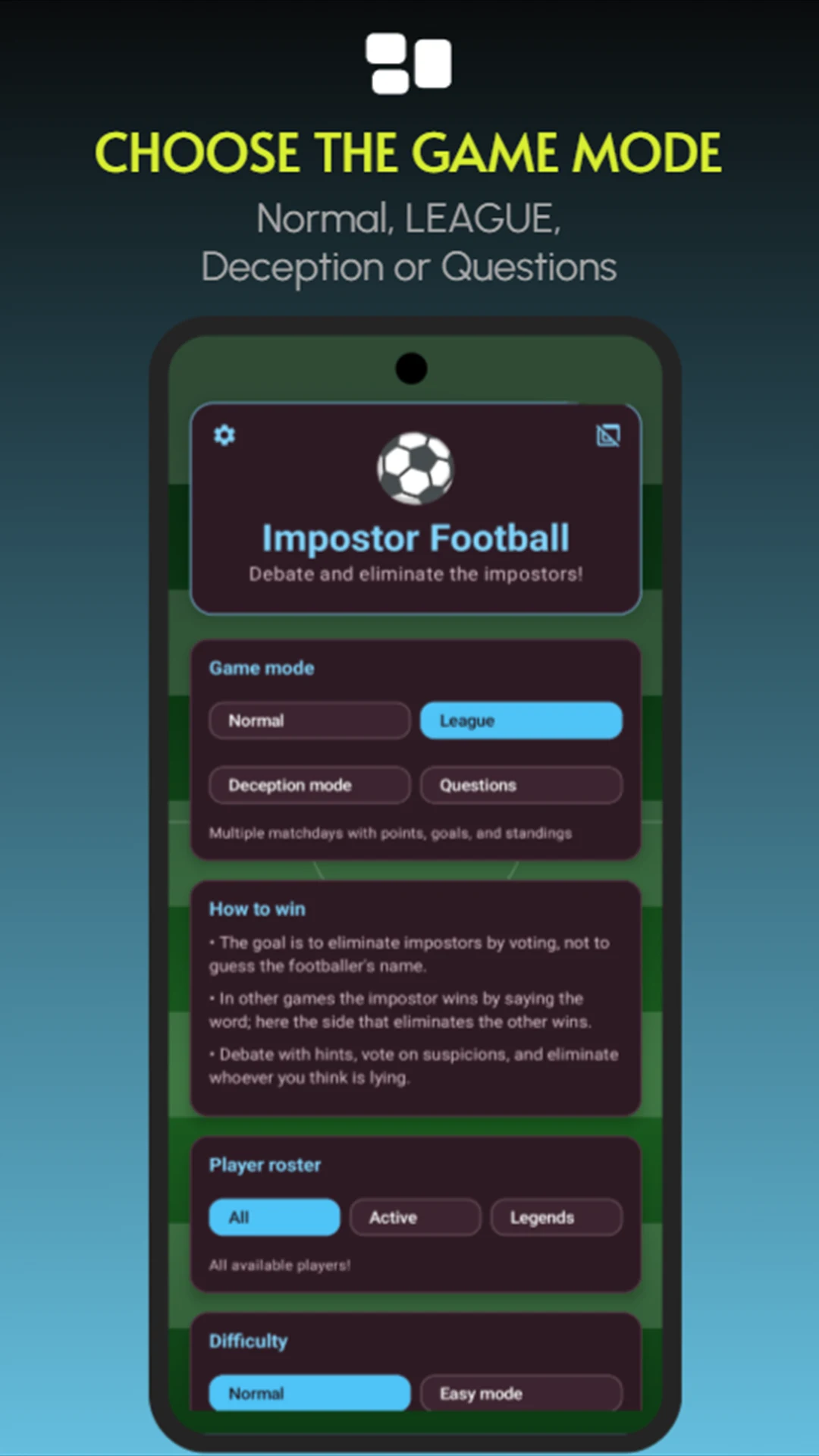 Soccer Impostor: Party Game screenshot