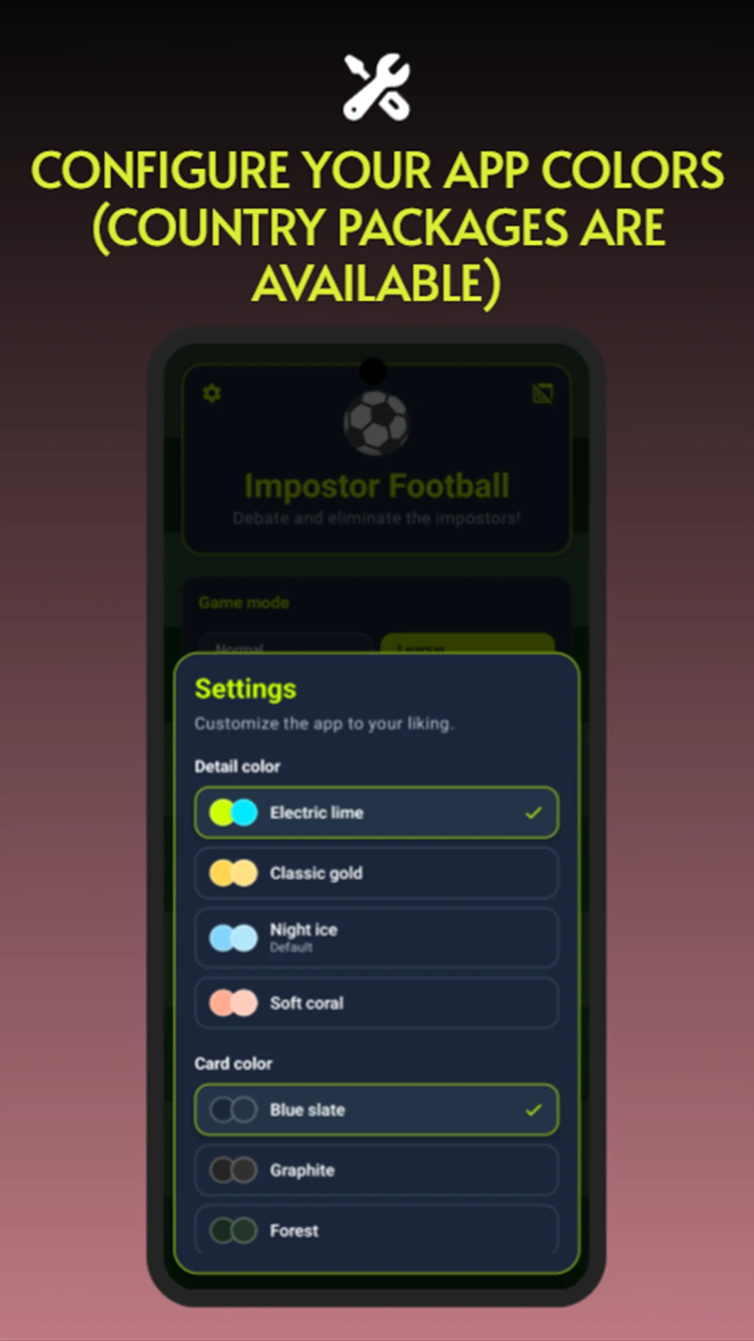 Soccer Impostor: Party Game screenshot